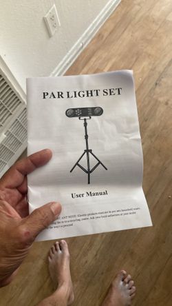 Professional Par Light w/ stand $85