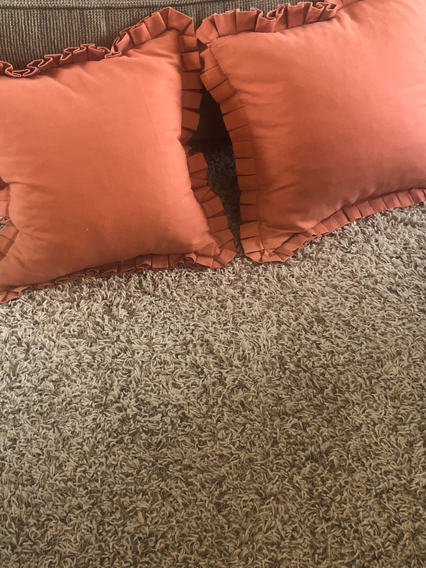 Two Coral Pillows