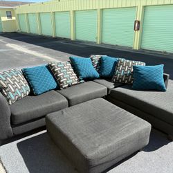 Grey Sectional - Free Delivery