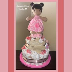 🌸 My 1st Dolly Diaper Cake / Mi Primera Muñeca Pastel de Pañales 🌸