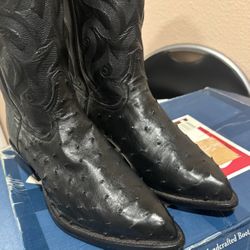 Tony Lama Men’s Ostrich Boots 9.5 EE
