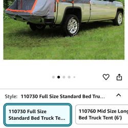 Truck Bed Tent For 6.5 Foot Beds 
