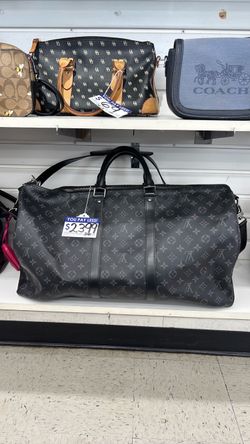 Louis Vuitton Monogram Eclipse Keepall Bandoulière