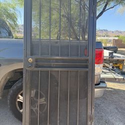 Used High End Security Door. $1000 New Right Hinge 36”/80”