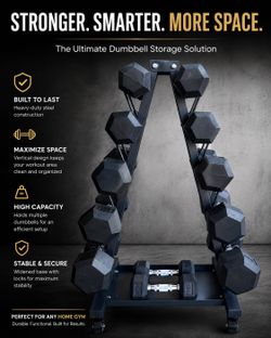 💪🏻FULL DUMBBELL SET 10–40 LB – LIKE NEW💪🏻