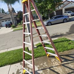 8ft Werner Fiber Glass Ladder 120 Firm