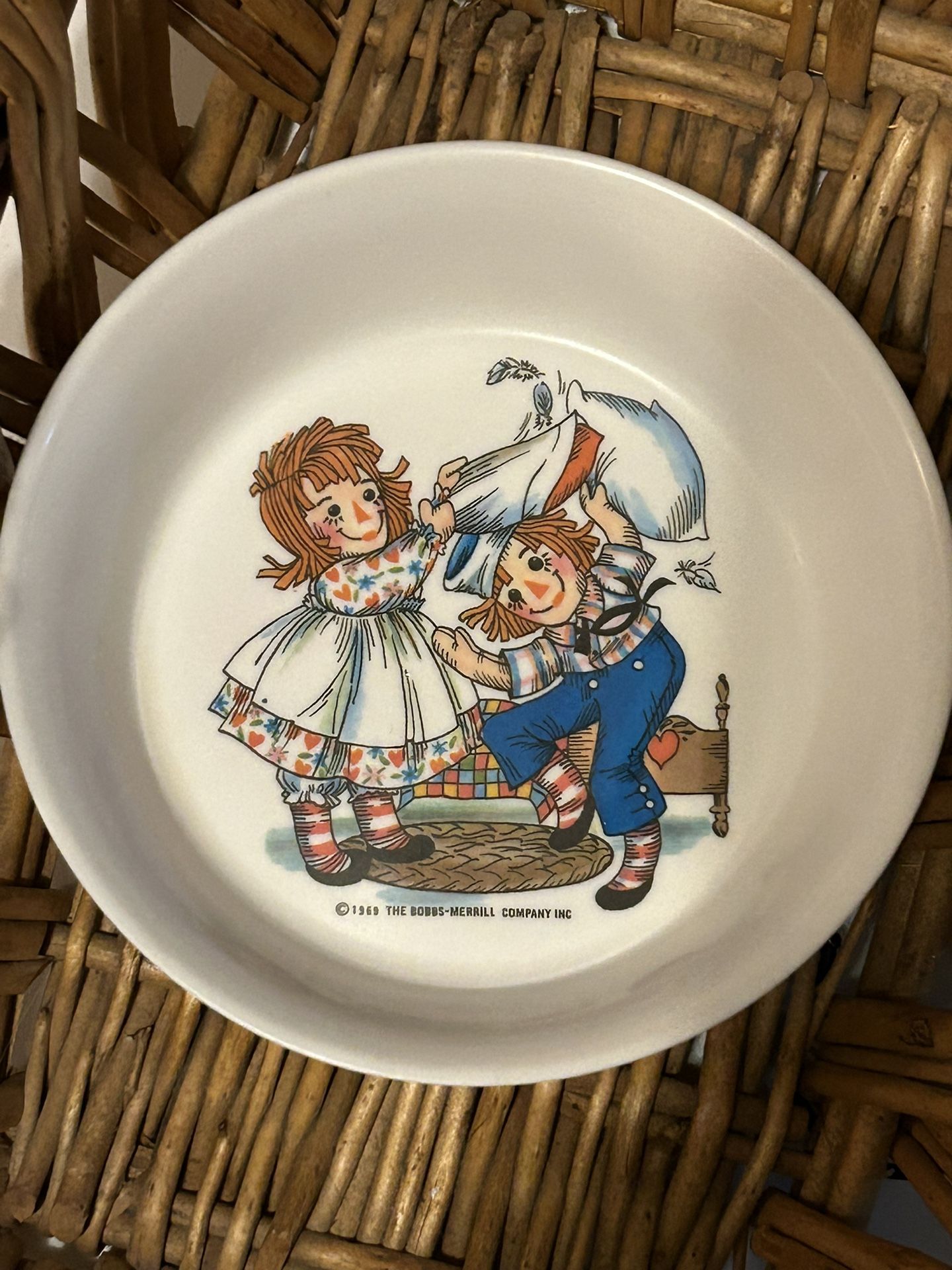 Raggedy Ann & Andy Bowl