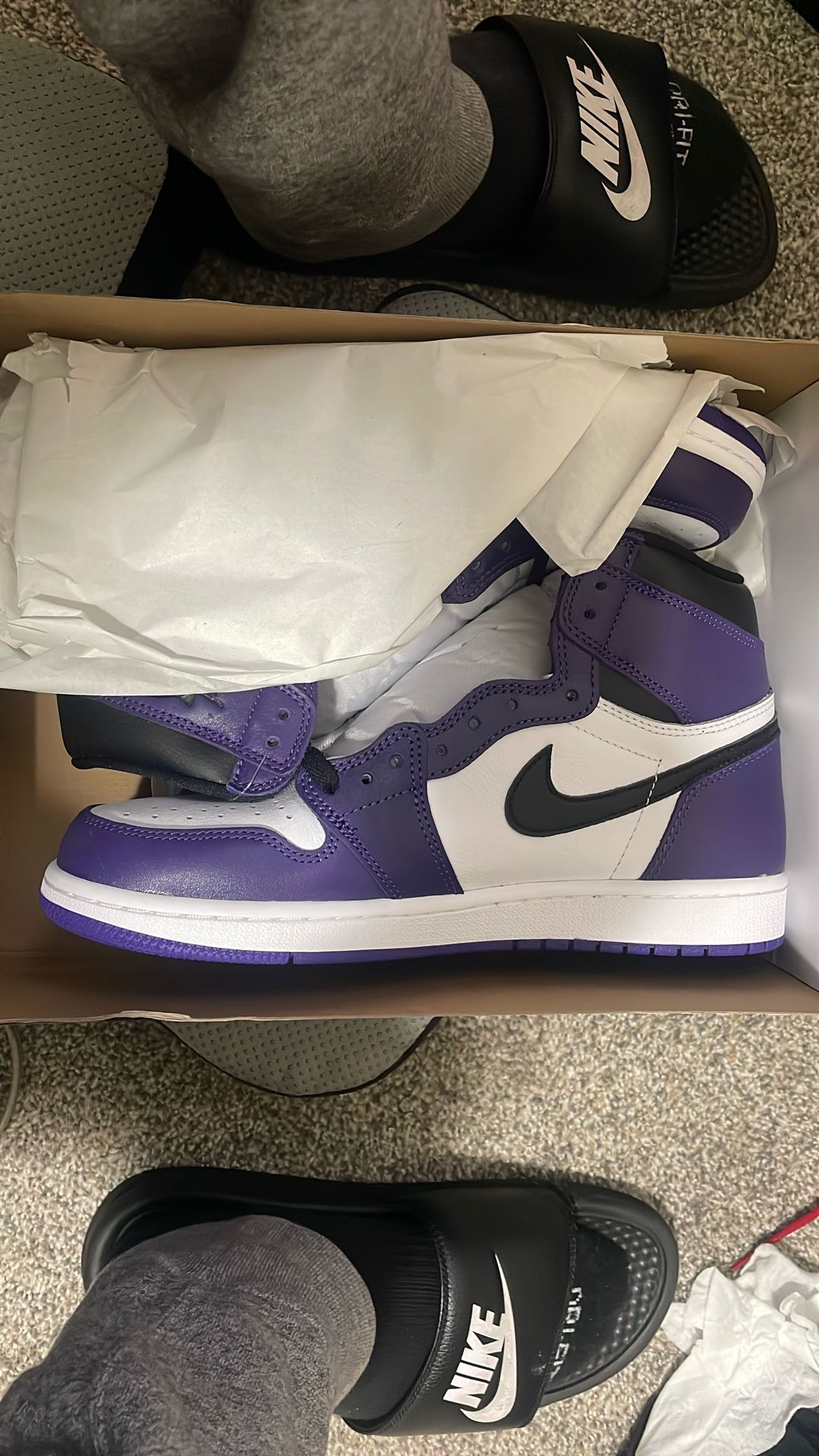 Air Jordan 1 Court purple 10 DS 