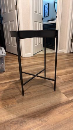 Metal side table