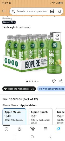 Isopure Protein Drink