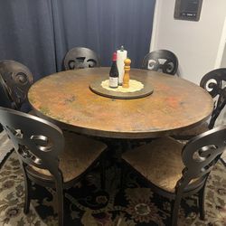 Arhaus Cobrizo Hammered Copper Table - Oversized 