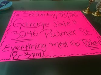 Garage sale