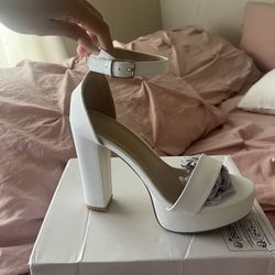 White high heels Shein