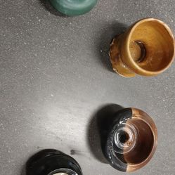 4 Ceramic Pots 