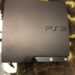 PS3 With Two Controllers And 3 Games $200