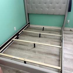Full Size Mattress Bed Frame With Box Spring 