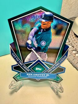 Ken Griffey Jr Mariners baseball cards - prices in pic order below