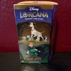 Disney Lorcana Into the Inklands Starter Deck Amber + Emerald