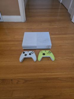 Xbox One S Console with Two Controllers