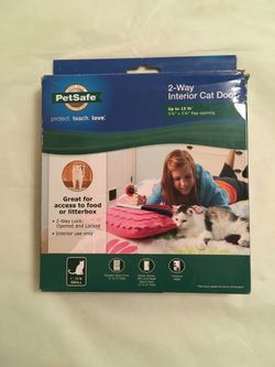 2-way interior cat door (new)