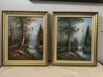 M Scott - Framed Original Paintings