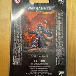 Warhammer 40K: Gravis Captain. 