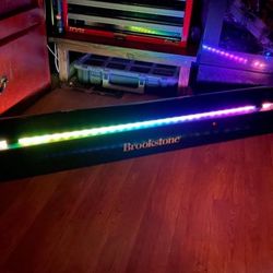 Brookstone Bluetooth Sound Bar Speaker LED RBG (Open Box)