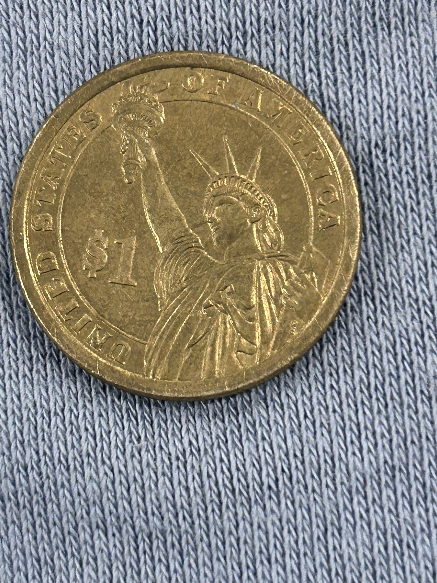 RARE P United States John Tyler Dollar Coin|