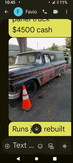 ALL STEEL AND REAL 1960 CHEVY PANEL TRUCK