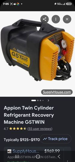 Apion twincylinder  refrigerant recovery machine