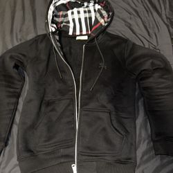 burberry zip hoodie