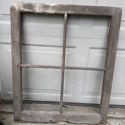 Old window frame