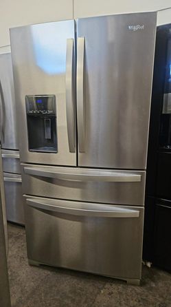 Whirlpool French Door Stainless Refrigerator Fridge
