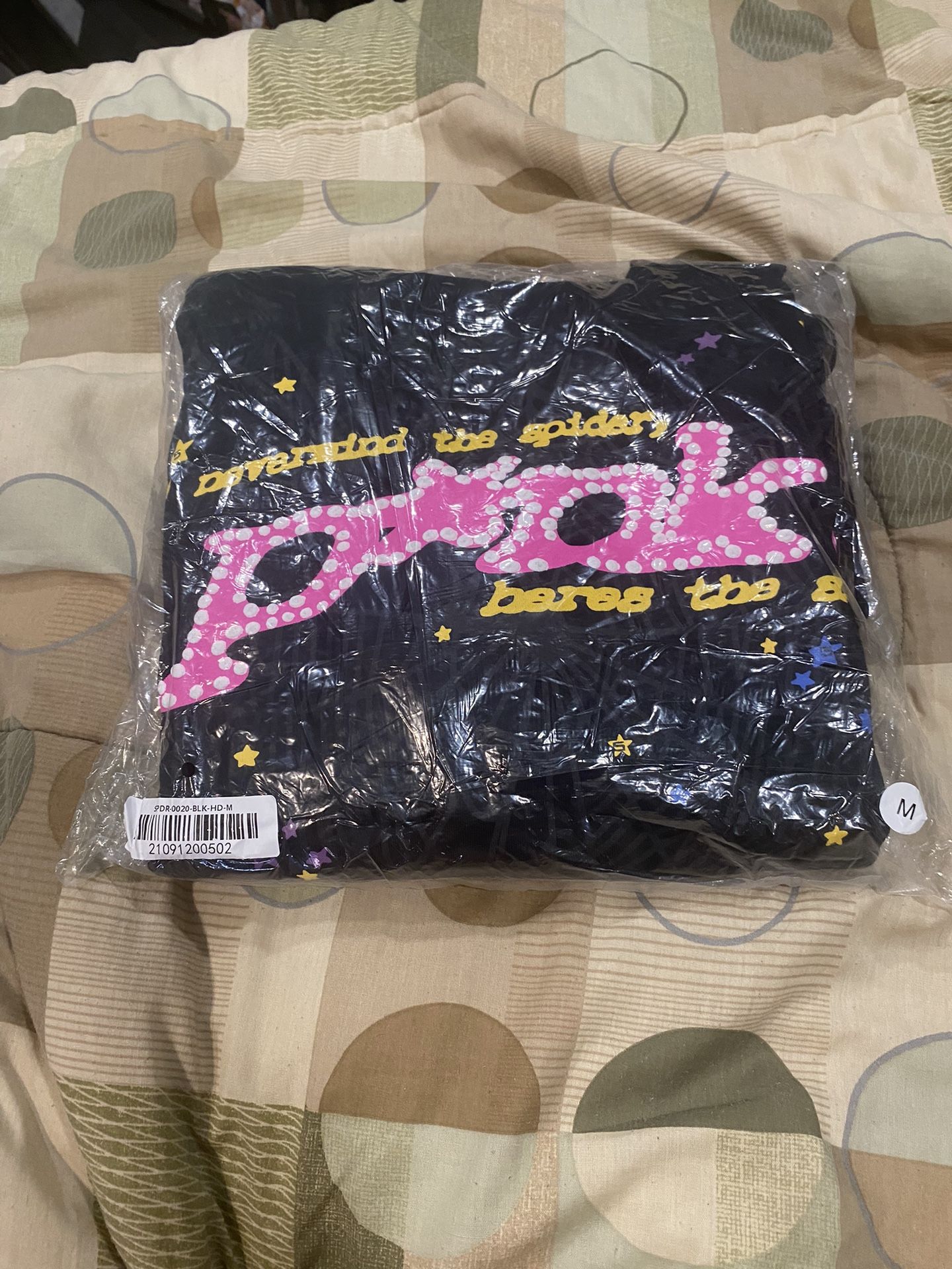 Black Sp5der Worldwide Hoodie