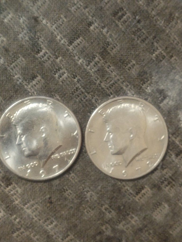 1971,1972 Proof Kennedy Halfs 