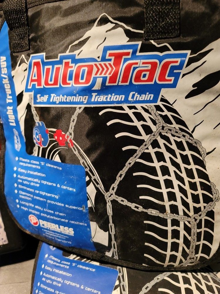 0232105 Auto Trac Self Tightening Snow Traction Chains for Sale in