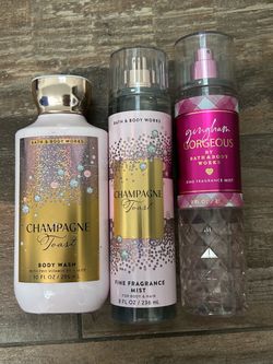 Bath & body Works, body wash and perfumes
