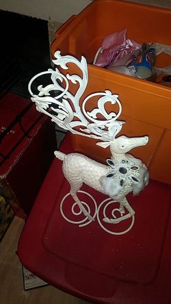 Christmas raindeer candle holder