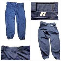 Russell Athletic Navy Blue Little League Baseball Pants Size Youth L