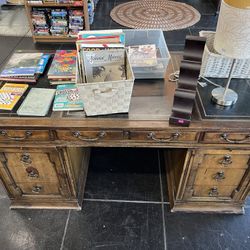 Sturdy Wooden Desk 60” X 30” X 29”