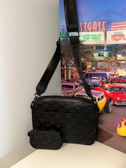 Black Designer Style Crossbody Bag Set