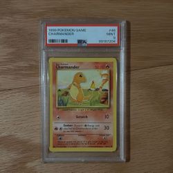 1999 Pokémon Base Set Charmander #46 – PSA 9 Mint