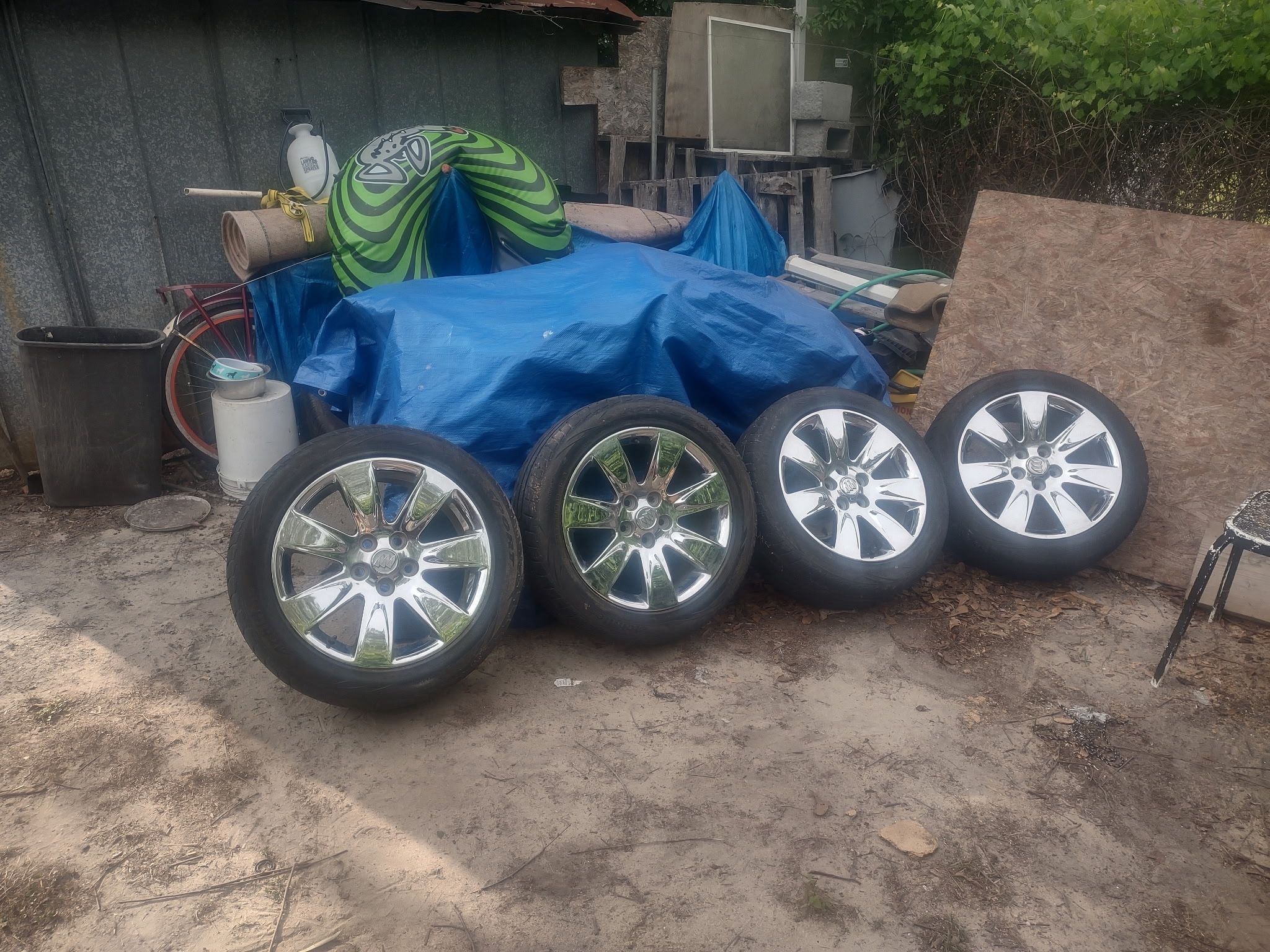 Size 17 Buick Chrome Rims factory