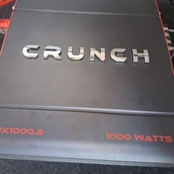 Crunch 1000 Watt 2 Channel Amp