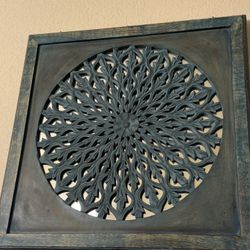 Mirrored Wooden Wall Decor 