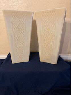 Pair of Vintage Carillon  Vases