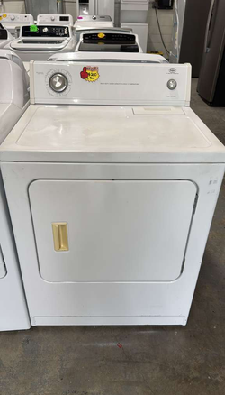 Whirlpool Electric Dryer – White, Top Lint Trap, Simple Dial
