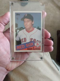 Roger Clemmens Rookie Card topps