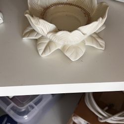 Partylite Magnolia Candle Holder 