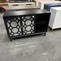 Black buffet ca binet (47x14x32)’’WxDxH
